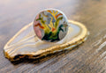VIntage Enamel Tree of Life Ring