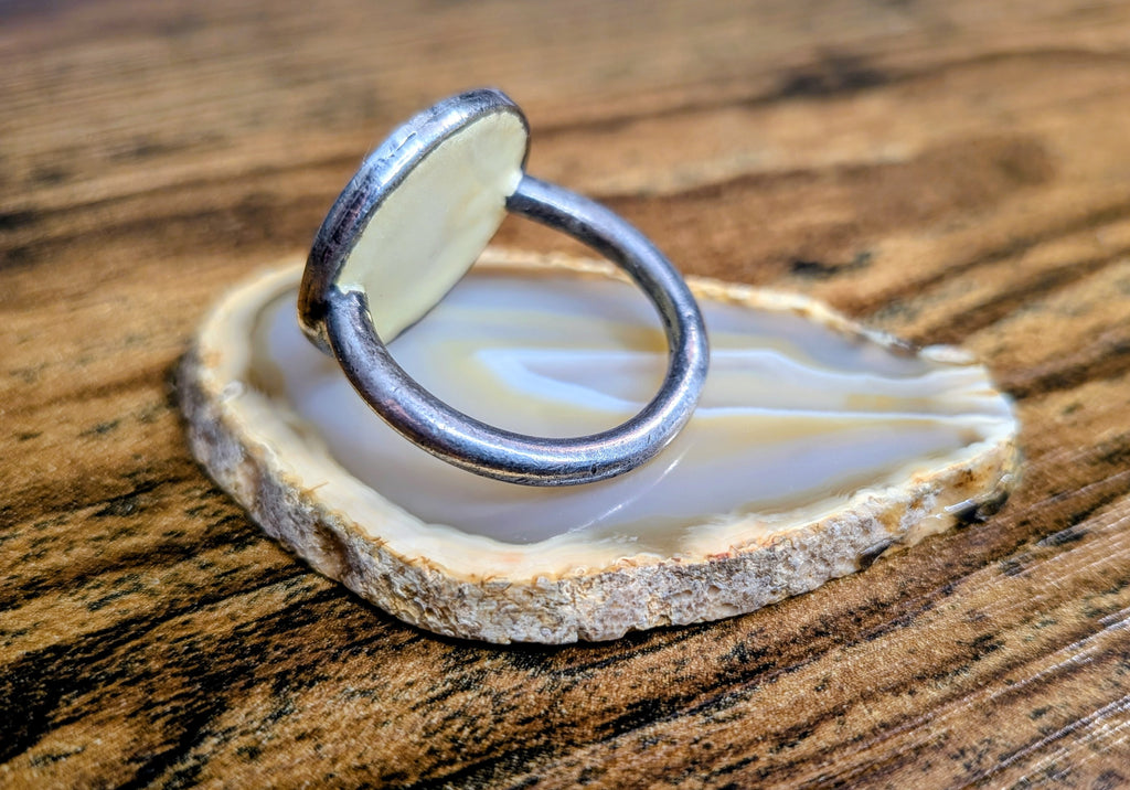 VIntage Enamel Tree of Life Ring