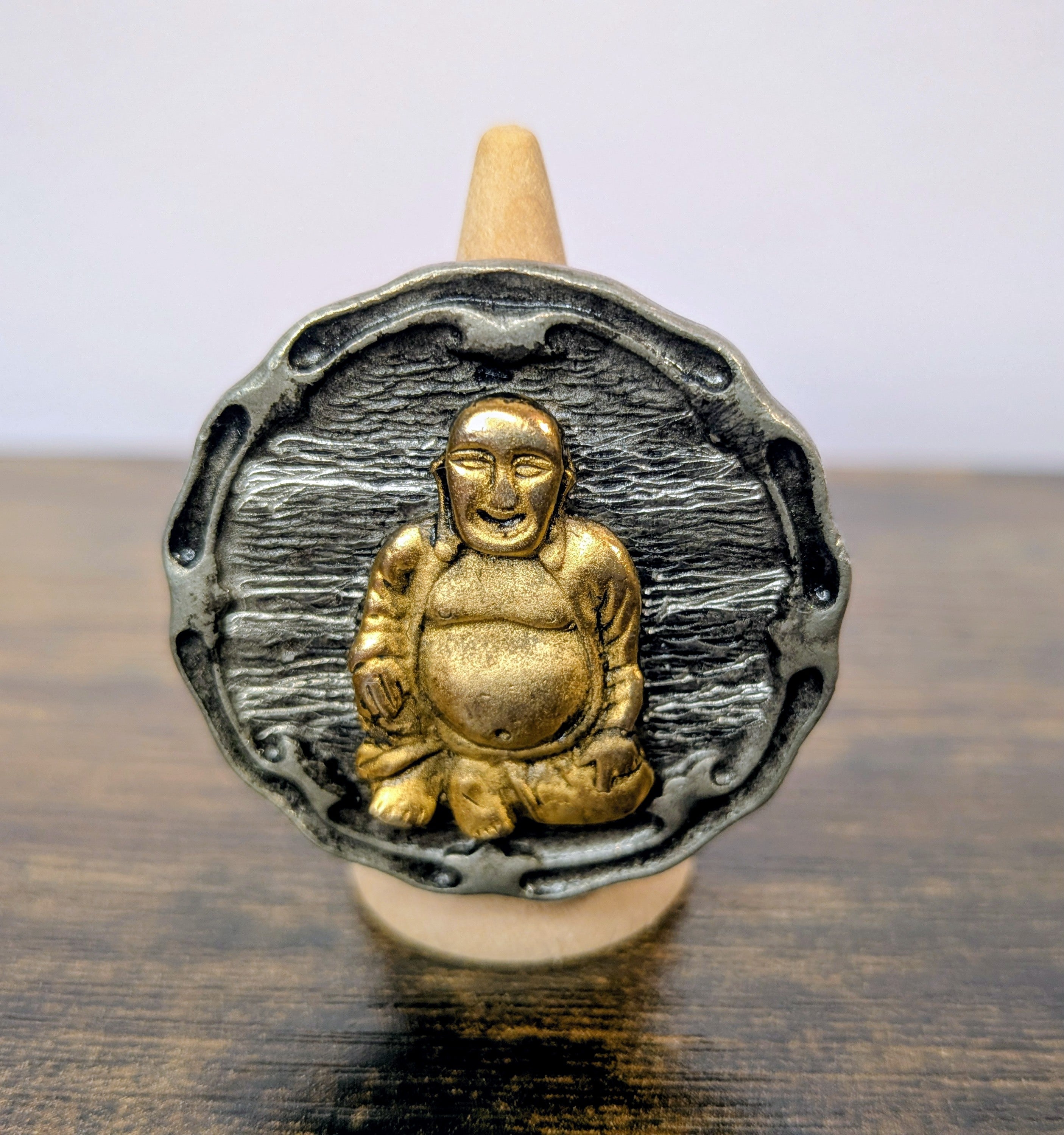 Pre-Owned Laughing Buddha Statement Ring