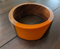 Pre-Owned Marni Wood & Resin Orange Bangle