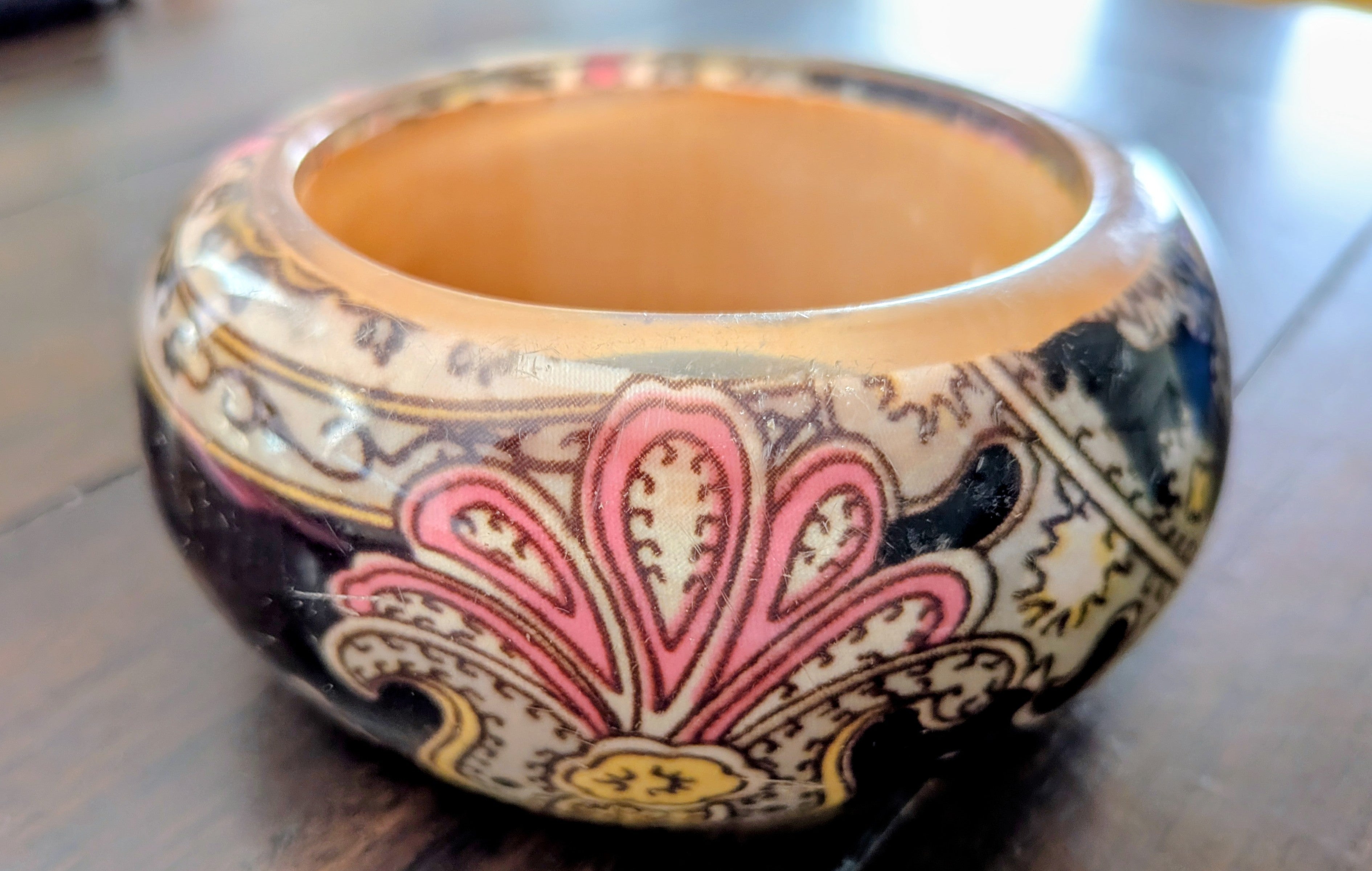 Vintage Chunky Paisley Bangle