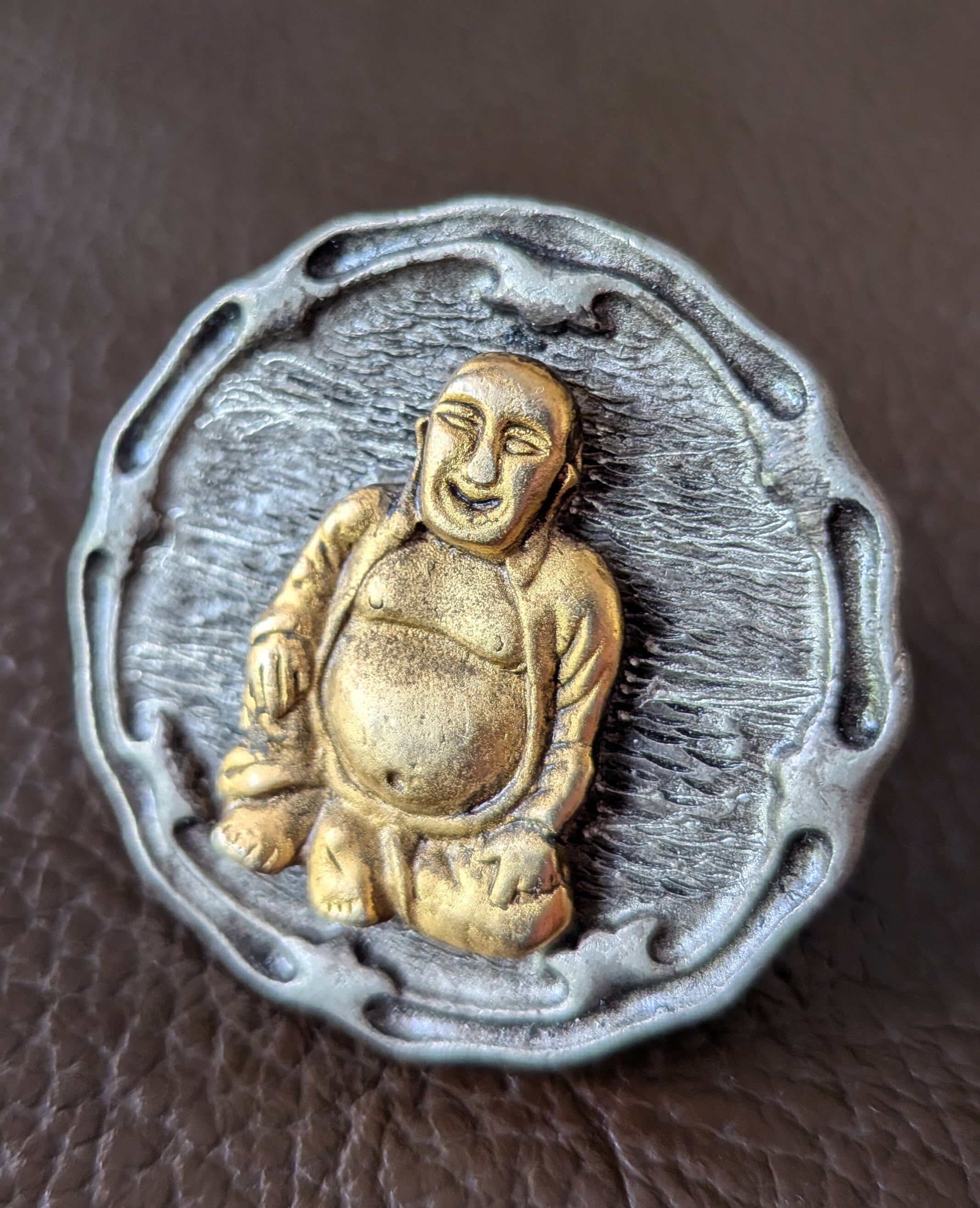 Pre-Owned Laughing Buddha Statement Ring