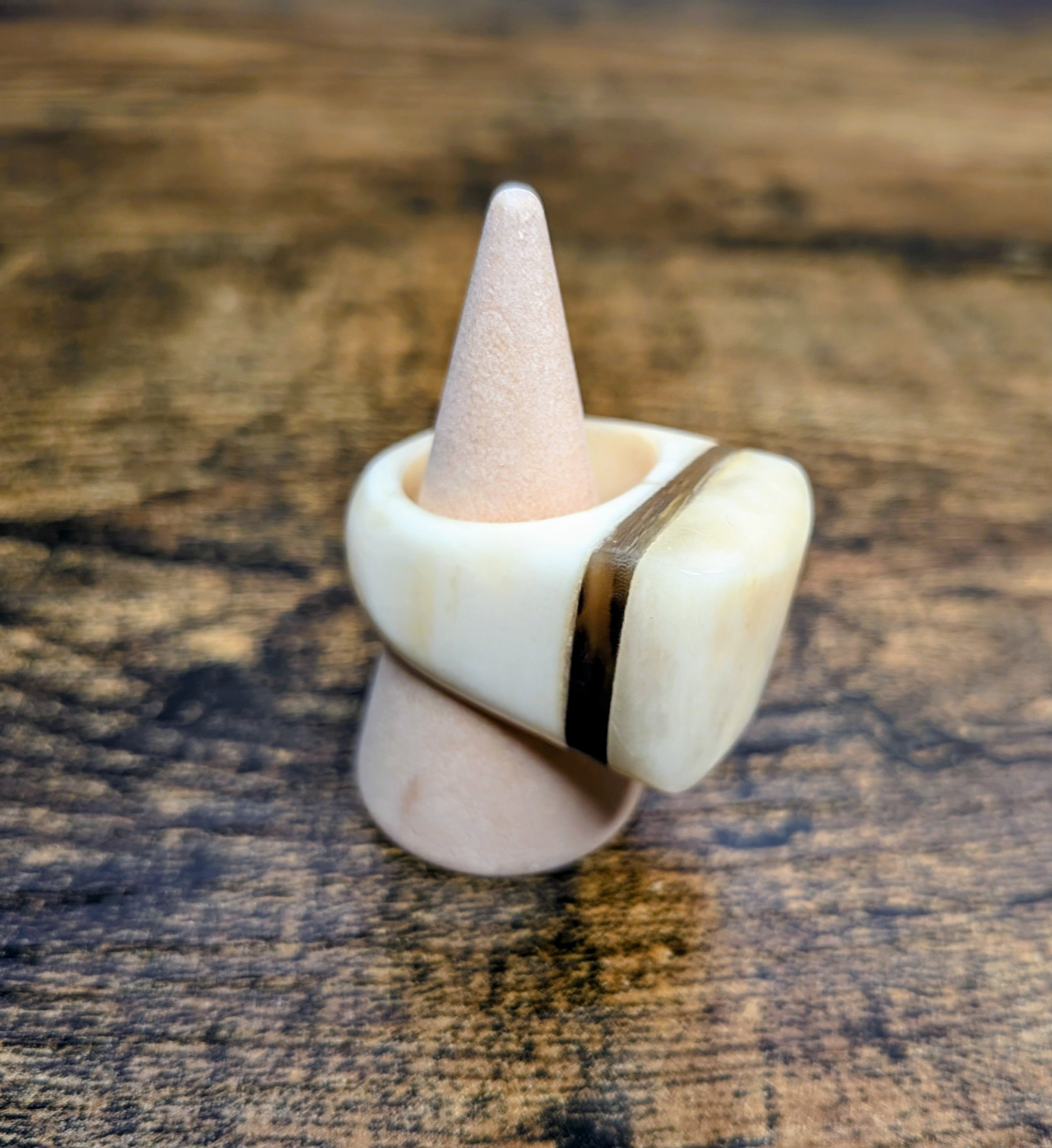 Vintage Tagua Nut Ring - South American