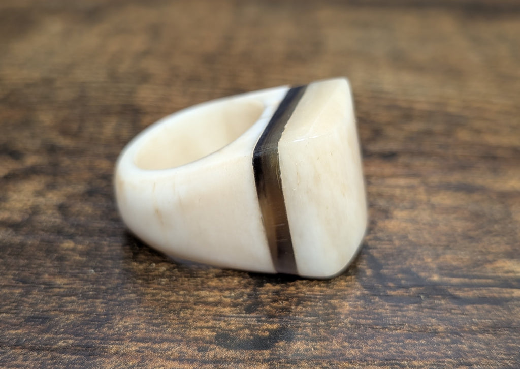 Vintage Tagua Nut Ring - South American